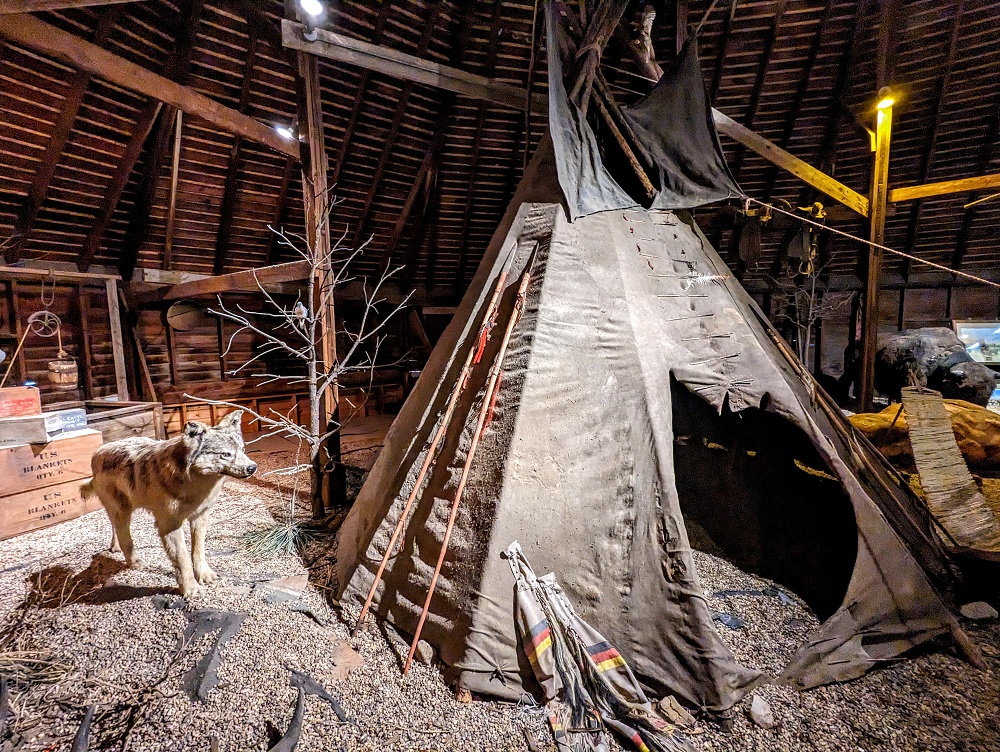 1880 Town South Dakota - Tipi used in Dances With Wolves