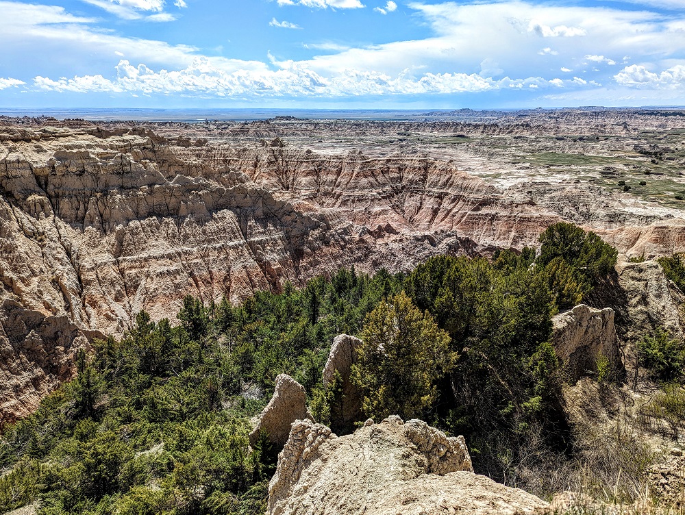 Badlands National Park - View from Pinnacles Overlook
