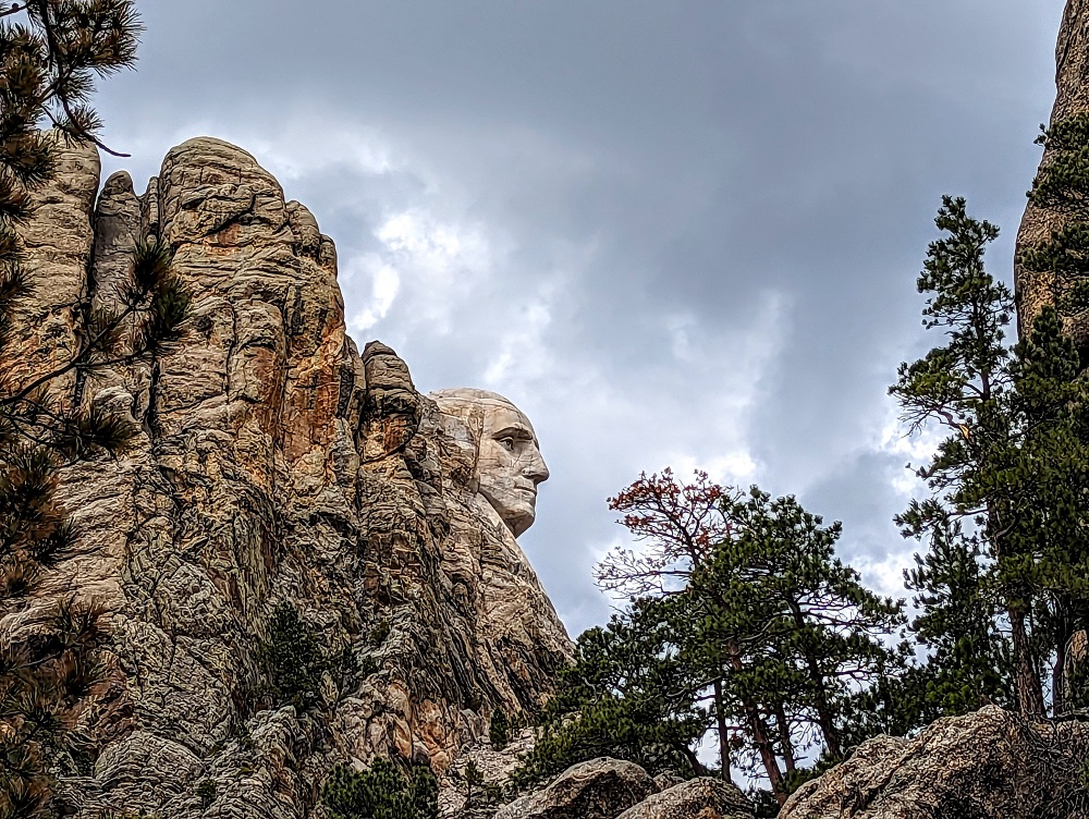 Mount Rushmore profile view