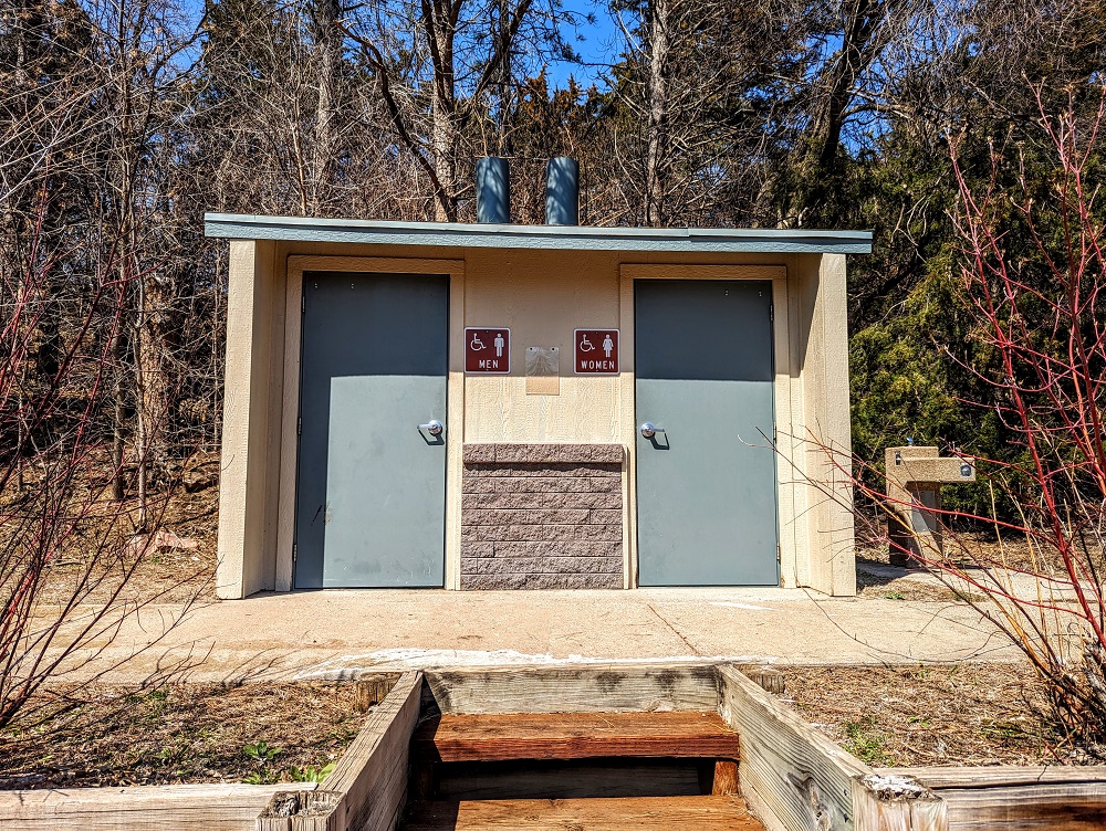 Palisades State Park - Vault toilets