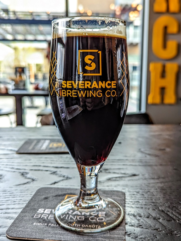 Porter at Severance Brewing Company in Sioux Falls, SD