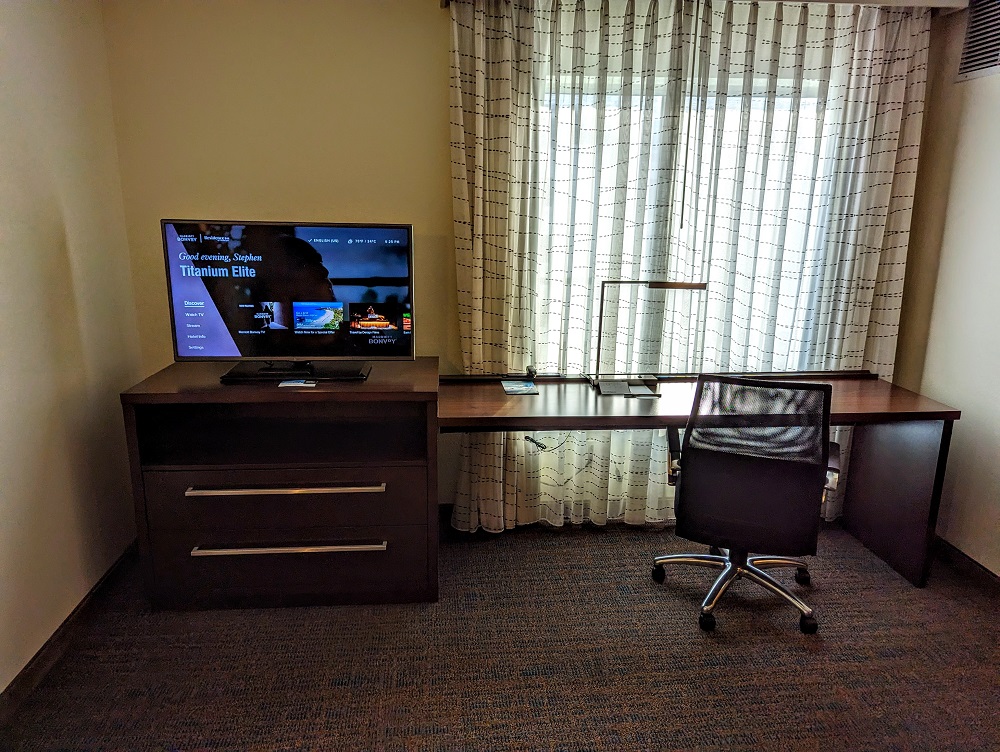Residence Inn Rapid City, SD - Dresser, TV, desk & office chair