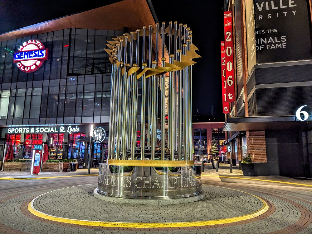 St Louis Cardinals World Series Trophy sculpture - No Home Just Roam