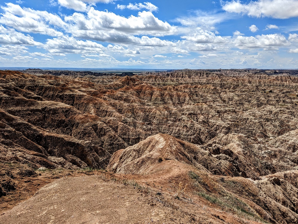 View from Hay Butte Overlook in Badlands National Park