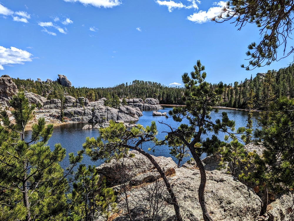 Custer State Park - Looking out over Sylvan Lake
