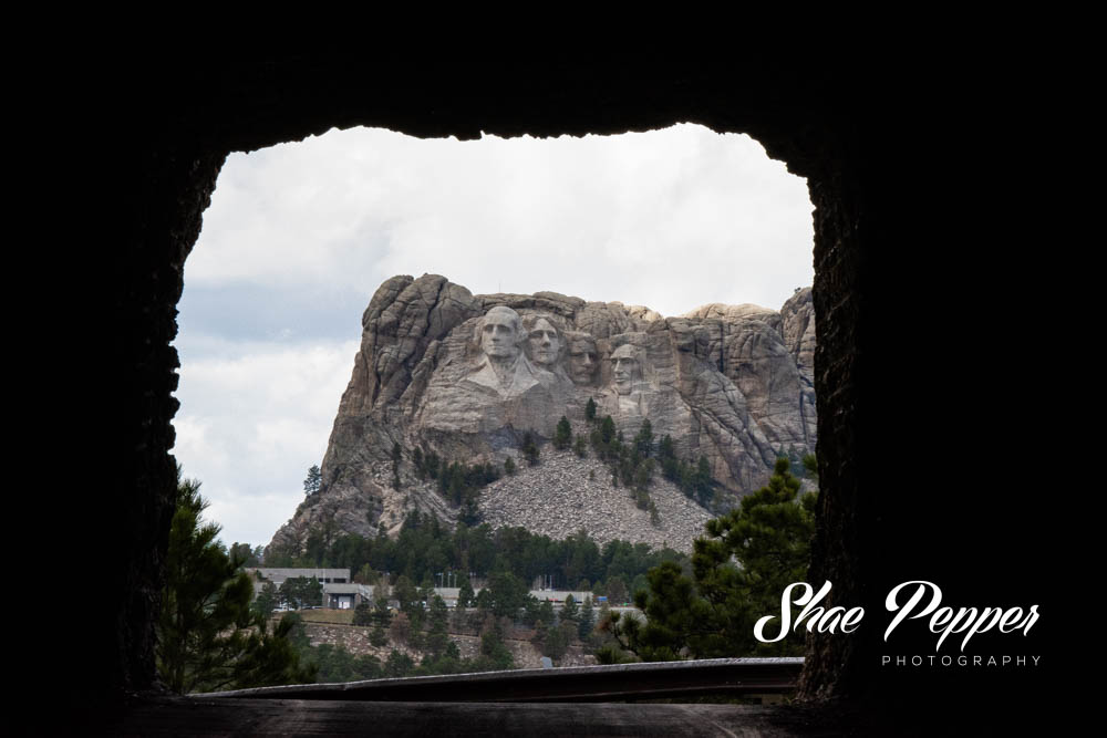 Custer State Park - Mount Rushmore through Doane Robinson Tunnel with Shae's camera