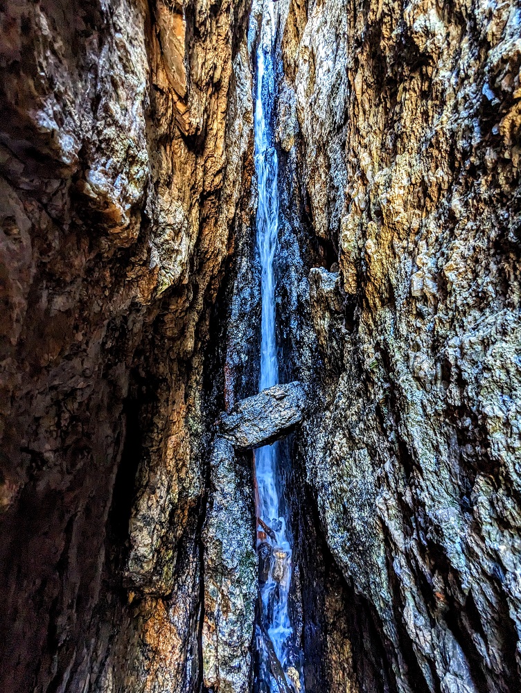 Custer State Park - Small waterfall along the Sylvan Lake Shore Trail