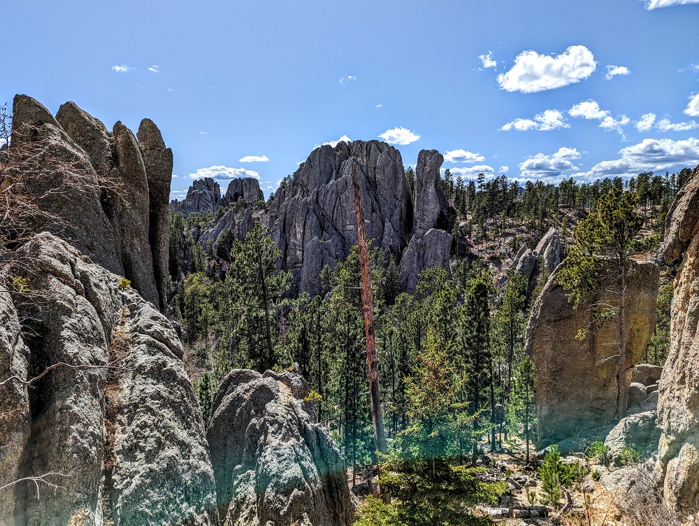 Custer State Park - View while driving along Needles Highway