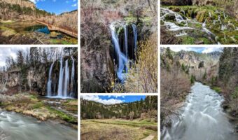 Hiking To Roughlock Falls & Spearfish Falls In Spearfish Canyon SD