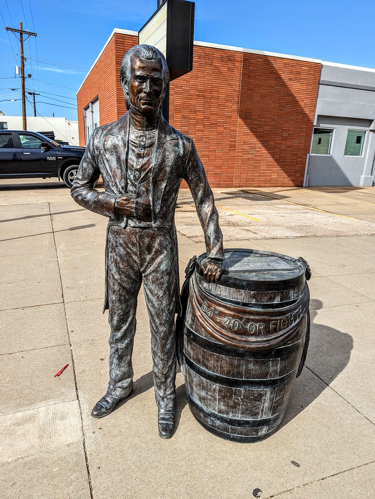 Rapid City Presidential Statues - James K. Polk - 11th President