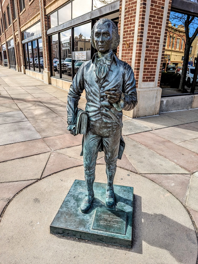 Rapid City Presidential Statues - James Madison - 4th President