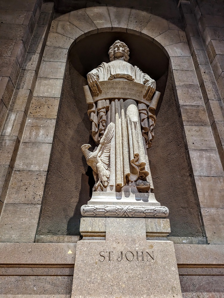 Cathedral of Saint Paul - Statue of St John