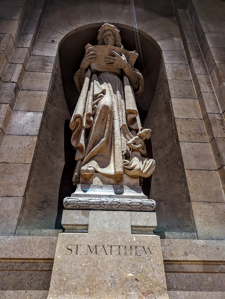 Cathedral of Saint Paul - Statue of St Matthew