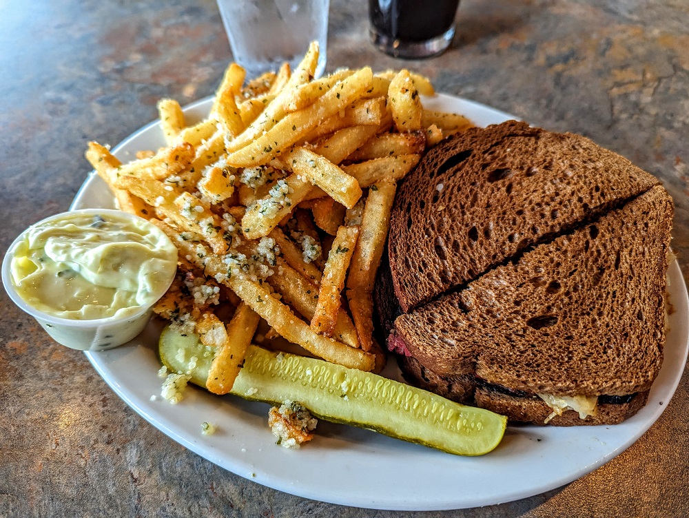 James Beard Reuben from The Library in Houghton, MI