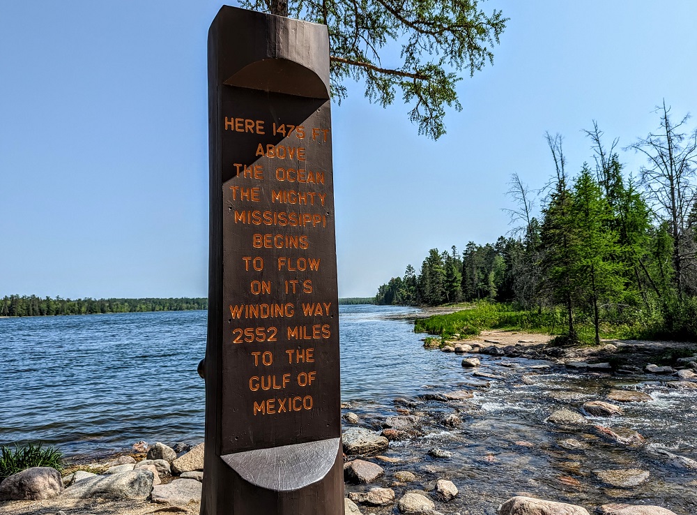 Mississippi River Headwaters at Lake Itasca in Minnesota