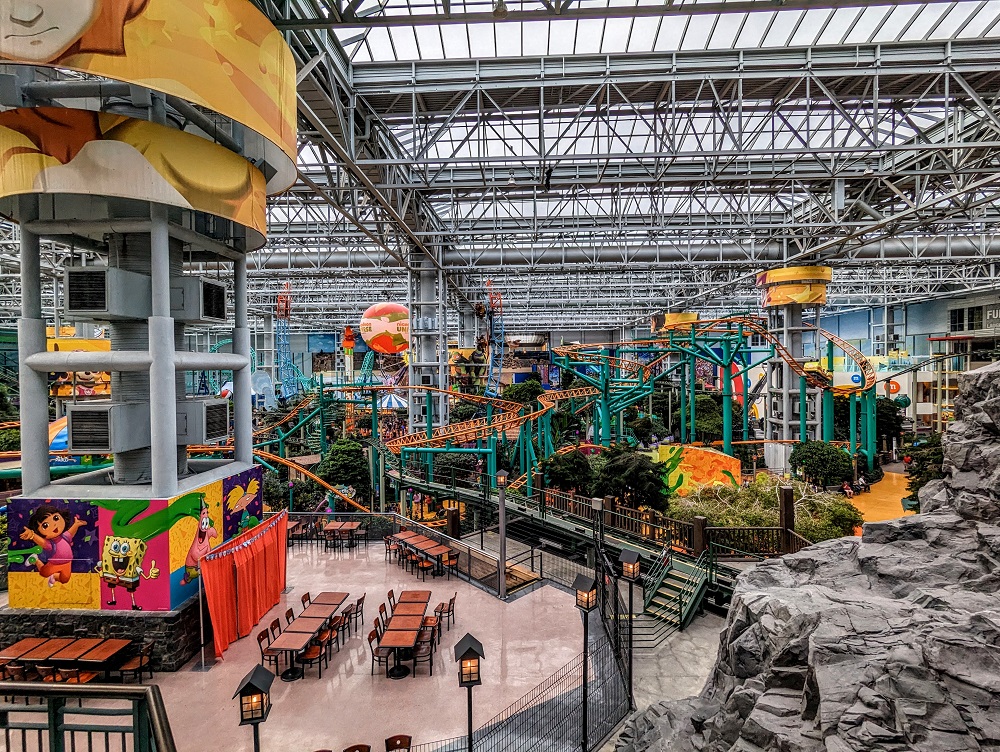 Rollercoasters in Mall of America
