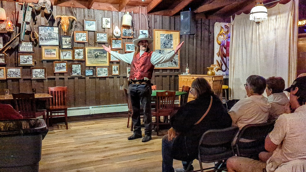 Wild Bill Hickok at Saloon No. 10