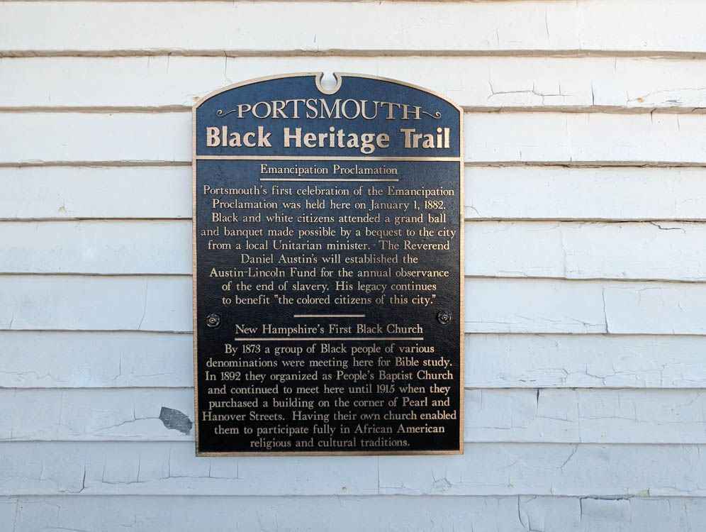 The Black Heritage Trail Of New Hampshire In Portsmouth, NH - No Home ...