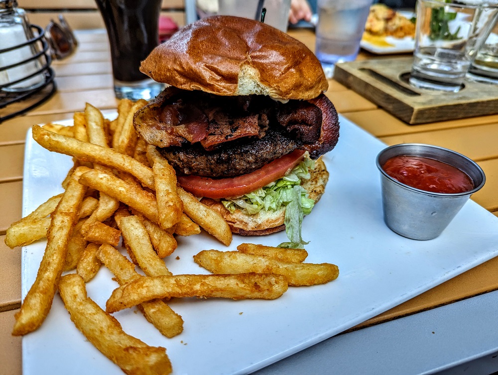 Meat Wagon burger at Brick And Porter in Grand Rapids
