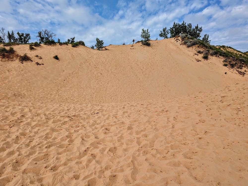 Sleeping Bear Dunes National Lakeshore - You have to go down before you can go up