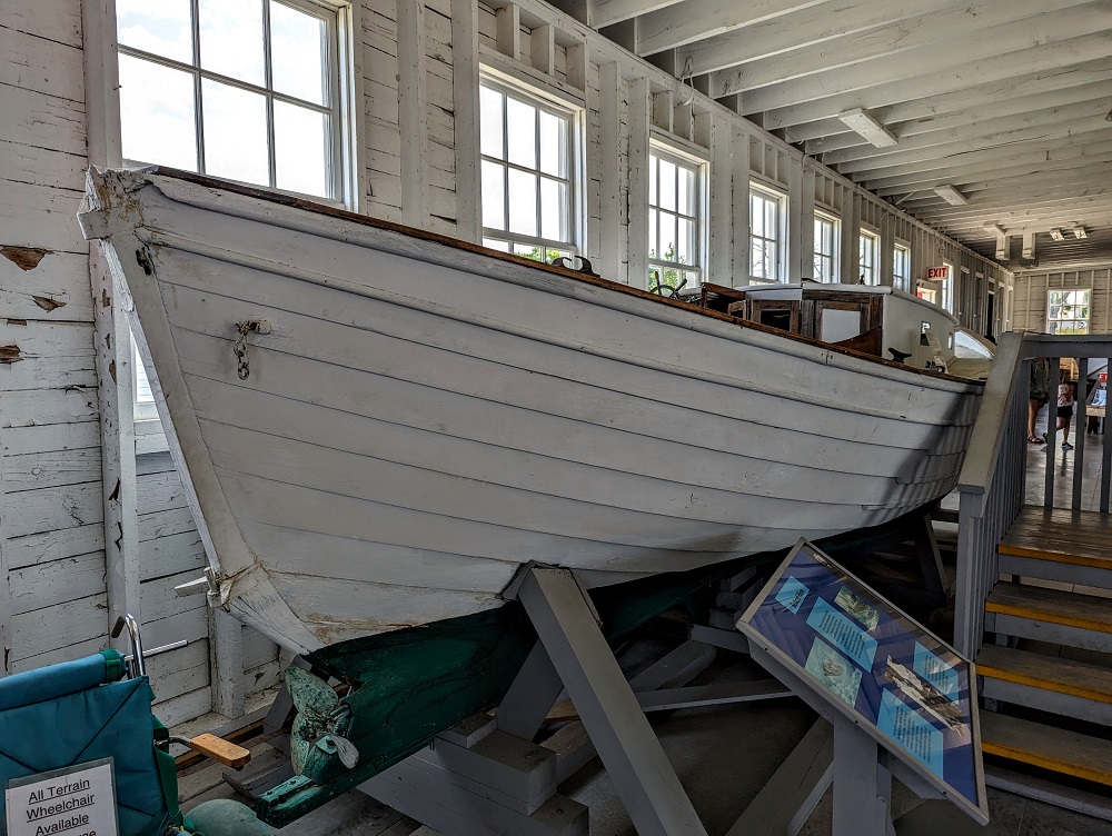 Sleeping Bear Point Coast Guard Station Maritime Museum - The Sloop Nautilus