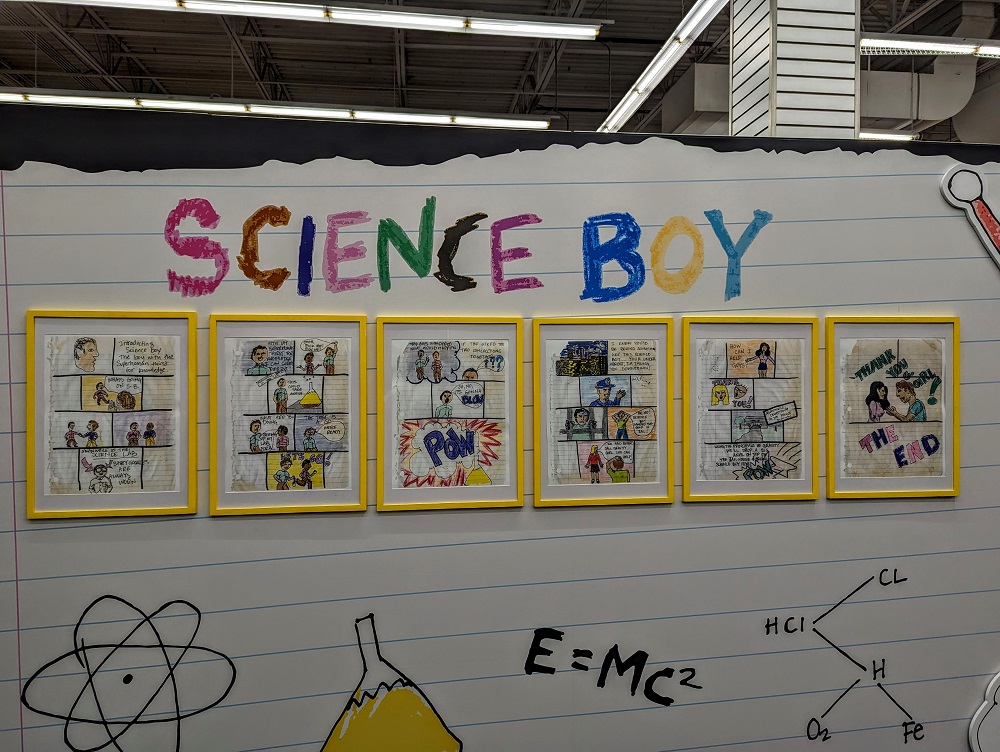 The Friends Experience Detroit - Science Boy comic