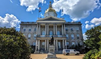 New Hampshire State Capitol building in Concord