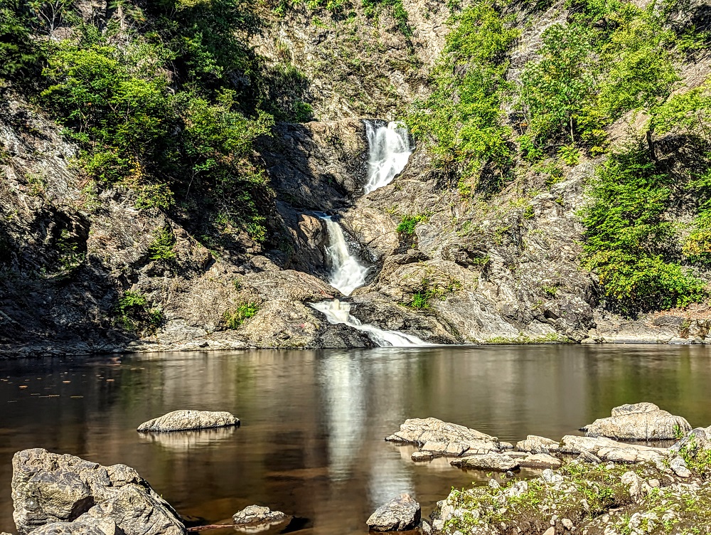 Poestenkill Gorge Park waterfall