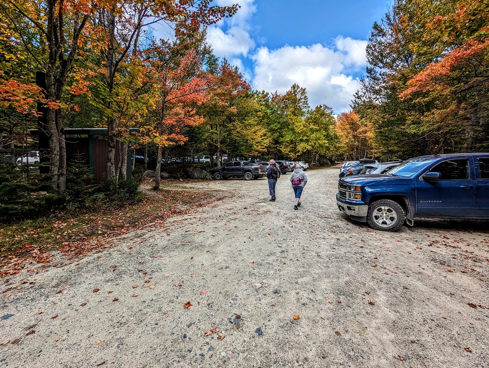 Baxter State Park - Roaring Brook Campground parking lot