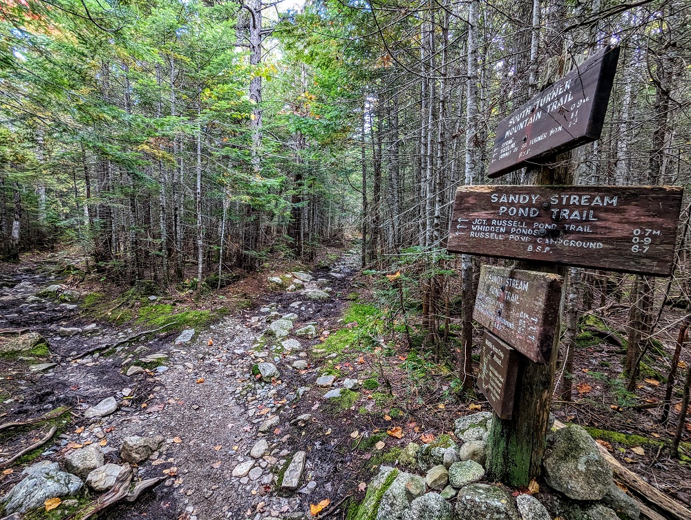 Baxter State Park - Start of the Whidden Ponds trail
