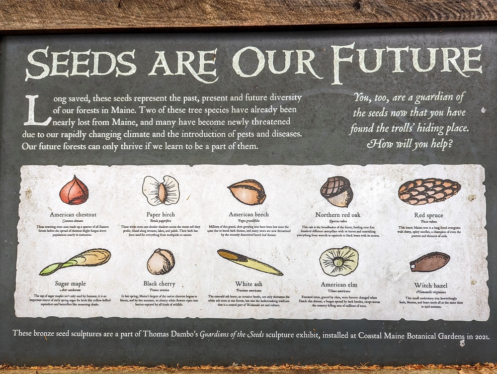 Coastal Maine Botanical Gardens - Information about the different seeds