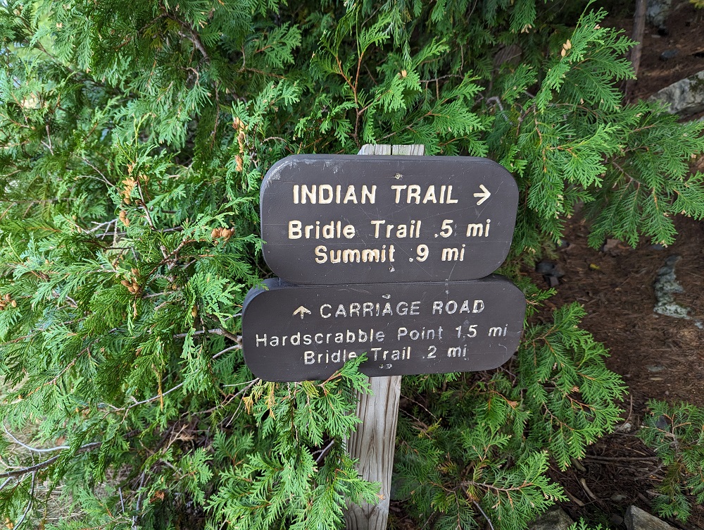 Mount Kineo - Trail distances