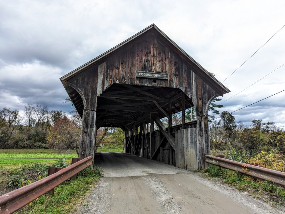 Coburn Covered Bridge in Vermont