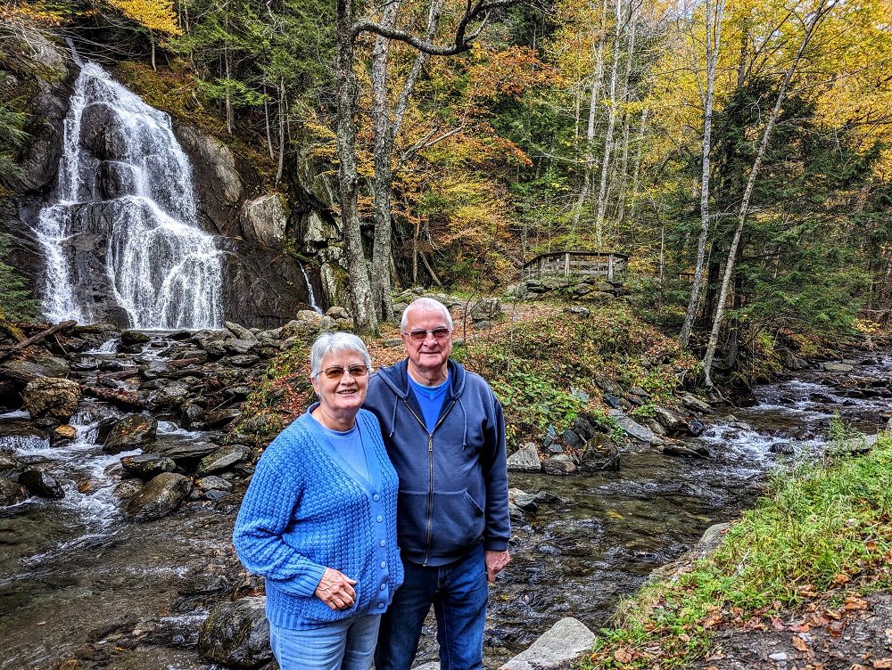 My parents at Moss Glen Falls