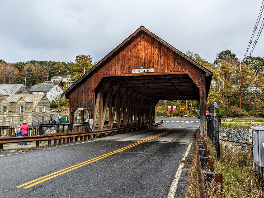Quechee Covered Bridge in Vermont