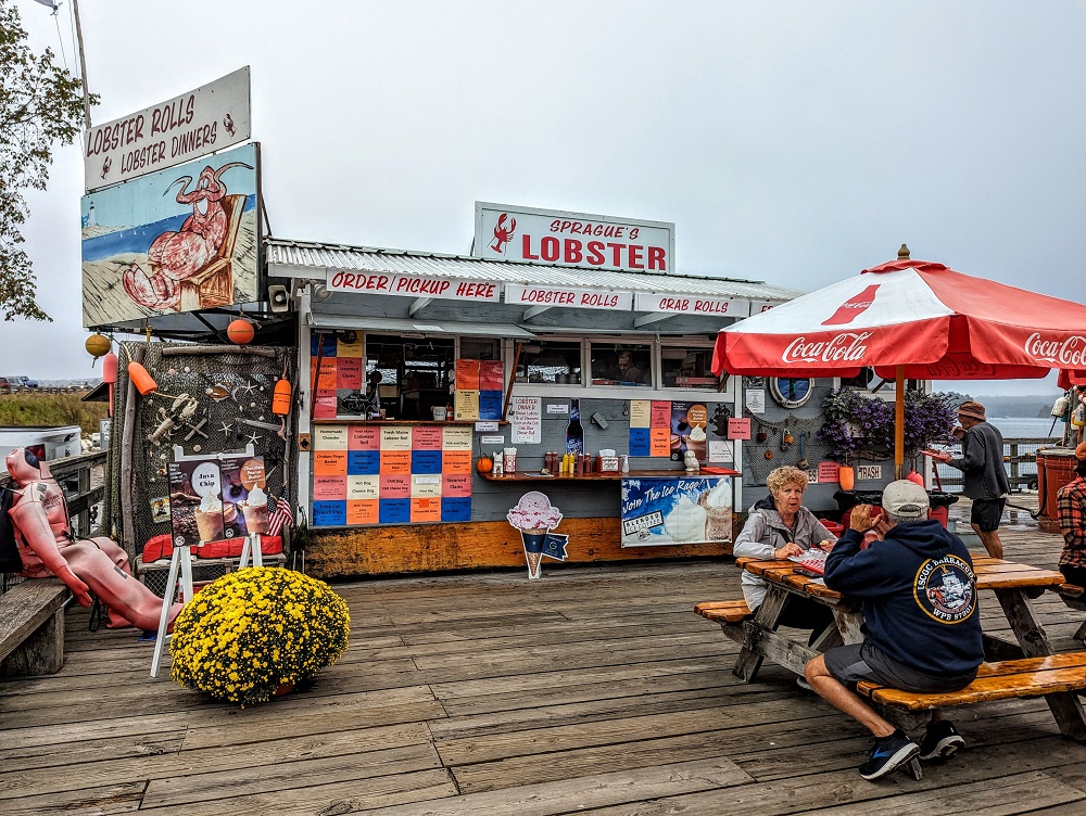 Sprague's Lobster in Wiscasset, ME