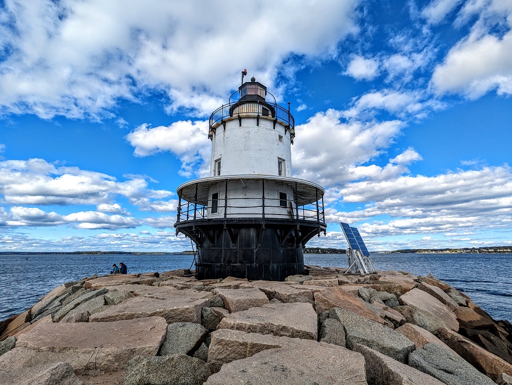 Spring Point Ledge Lighthouse in Portland, ME