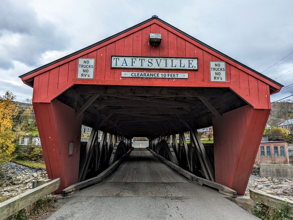Taftsville Covered Bridge in Vermont
