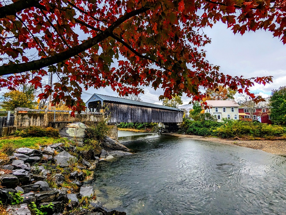 Waitsfield Covered Bridge in Vermont