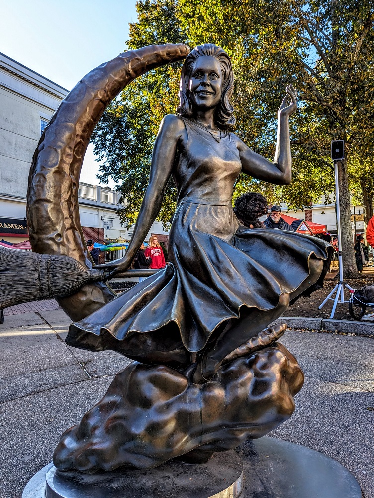 Bewitched sculpture in Salem, MA