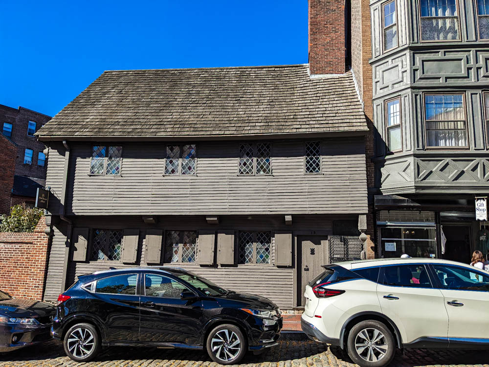 Paul Revere House on the Boston Freedom Trail