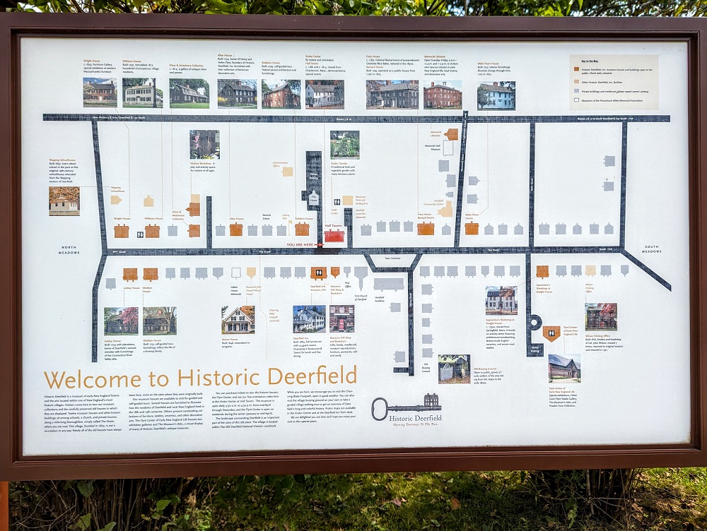 Historic Deerfield map
