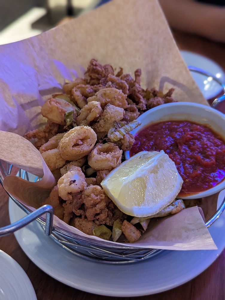 Hyatt Regency Boston - Fried calamari