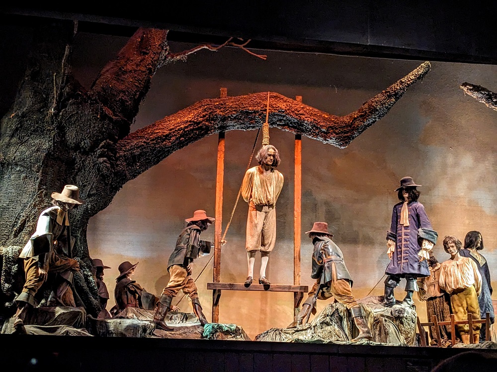 Salem Witch Museum - Hanging scene