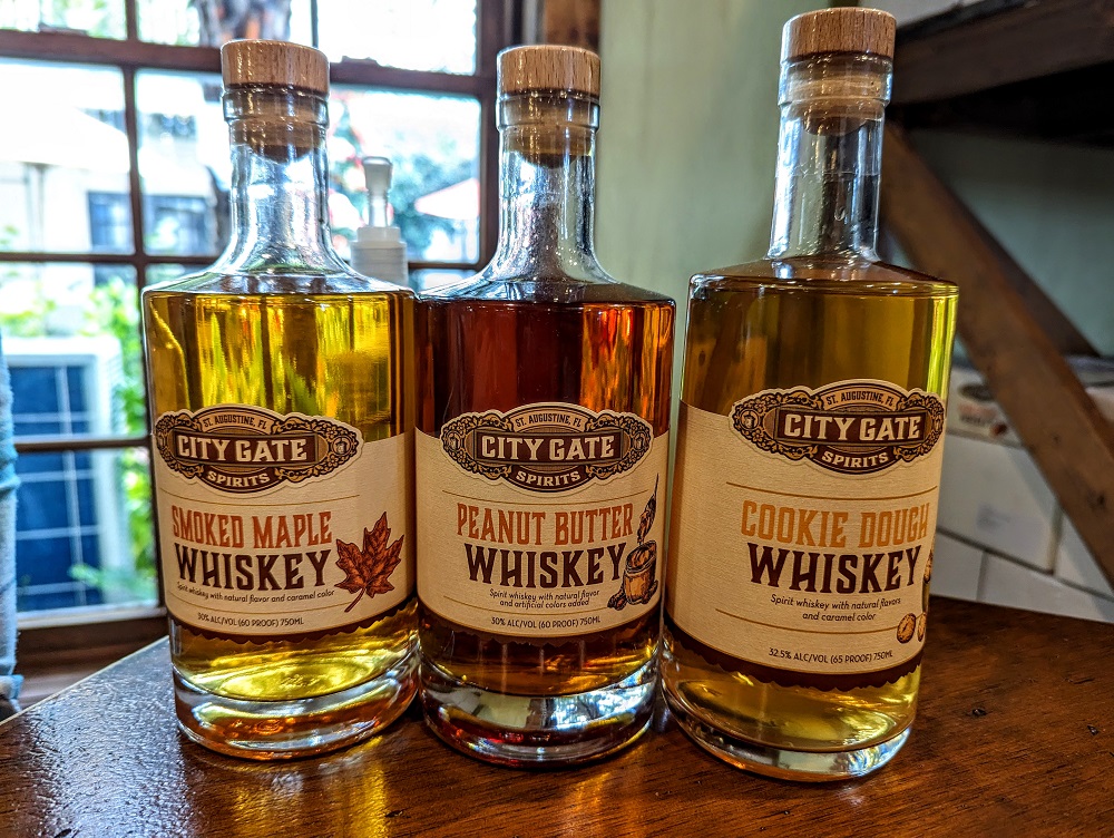 City Gate Distillery whiskeys - Smoked maple, peanut butter & cookie dough