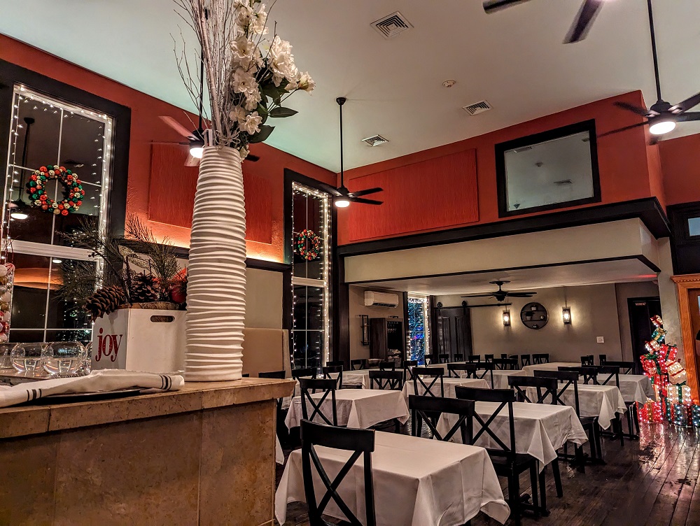 Inside Panico's Bistro in Cape May