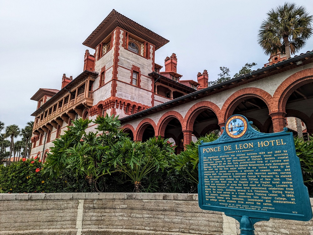 Ponce de Leon Hotel in St Augustine