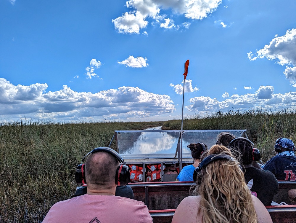 Airboat ride in the Everglades