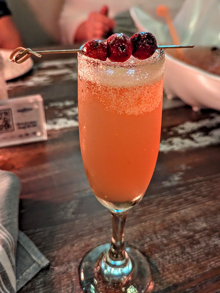 The Hampton Social Orlando - Pom & pepper cocktail