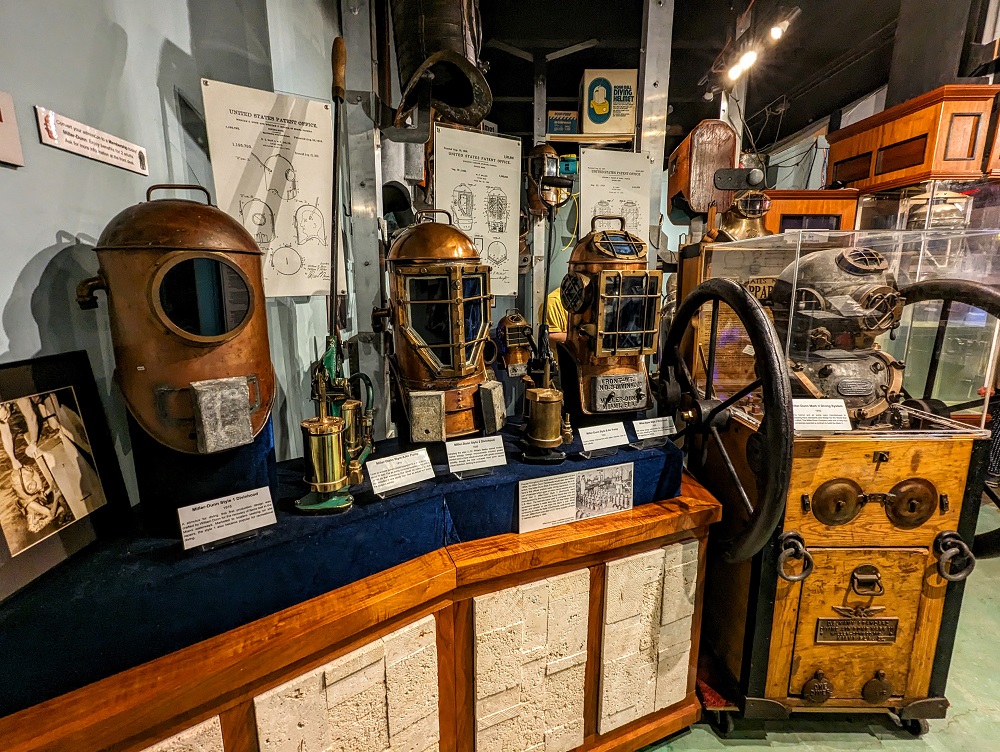 History of Diving Museum in Islamorada, FL - Diving exhibits